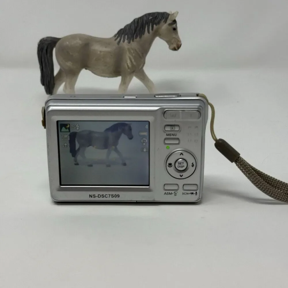 Insignia NS-DSC7S09 7.0MP Digital Camera Silver - Tested Working